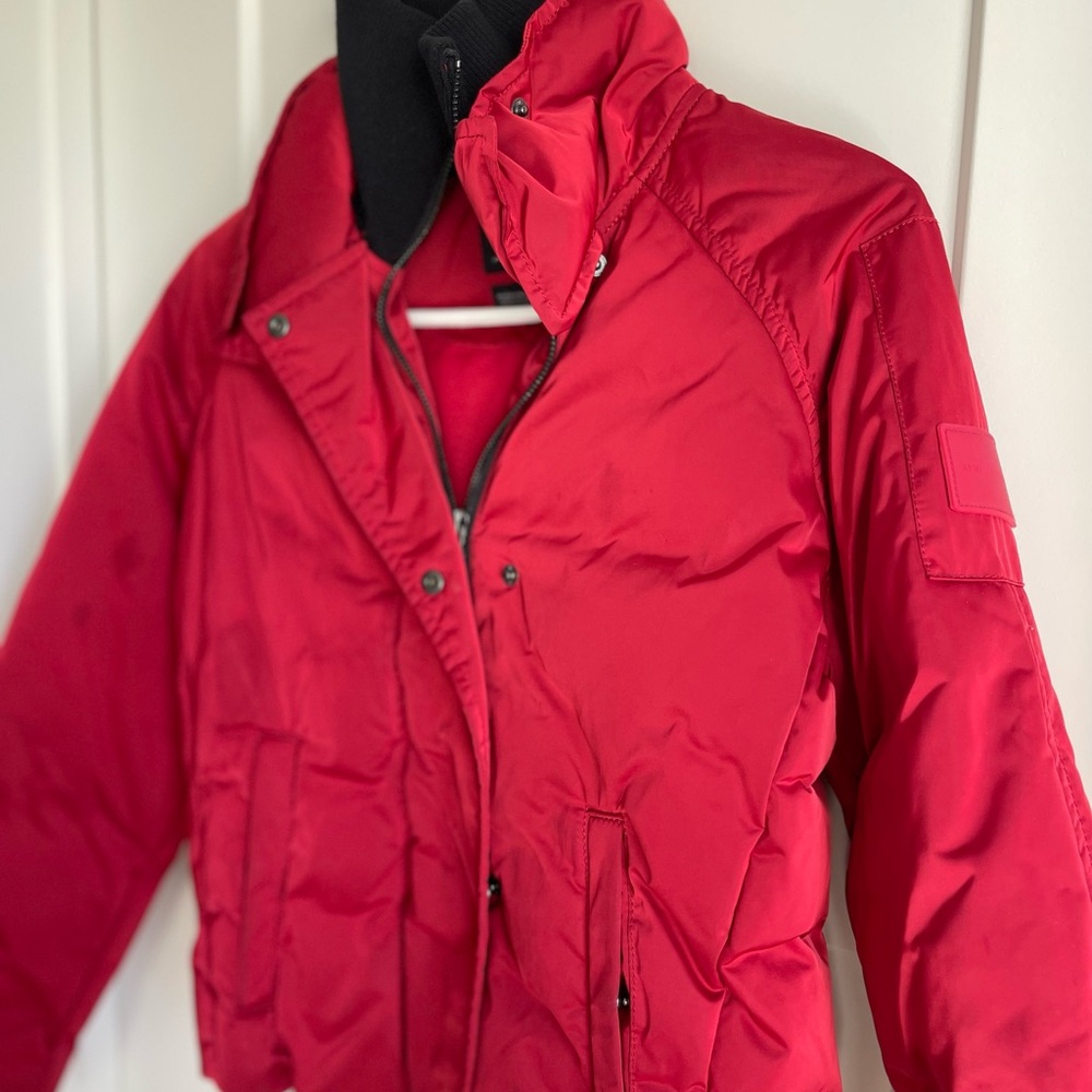 Armani Exchange Red Puffer Jacket - image 4